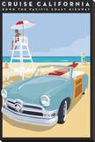 Cruise CA Stretched Canvas Print by David Grandin