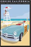 Cruise CA Stretched Canvas Print by David Grandin