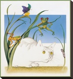 Let's Do Lunch Stretched Canvas Print by William T. Templeton