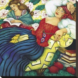 The Rubaiyat Stretched Canvas Print by Linda Carter Holman