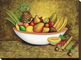 Tropical Bowl Stretched Canvas Print by William T. Templeton