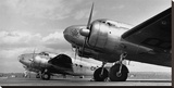 Airplanes Lineup, 1936 (detail) Stretched Canvas Print by Gordon S. Williams