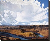 North Rim - Grand Canyon Stretched Canvas Print by Walt Wooten