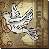 Peace Dove Stretched Canvas Print by Suzanna Anna