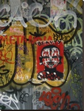 Barcelona Graffiti - Beauty Reproduction transférée sur toile par Grace Borengasser