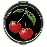 Cherries Round Compact Compact Mirror