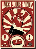 Wash Your Hands Leinwand von Steve Thomas