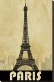 Paris Stretched Canvas Print by Kay Daichi