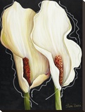 Luna Bianca II Stretched Canvas Print by Elisa Nucci