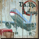 Up, Up, and Away Stretched Canvas Print by Karen J. Williams
