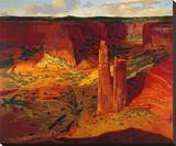 Evening, Canyon de Chelly Stretched Canvas Print by Paul Davis