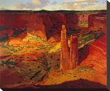 Evening, Canyon de Chelly Stretched Canvas Print by Paul Davis