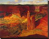 Evening, Canyon de Chelly Stretched Canvas Print by Paul Davis
