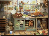 Gardeners World II Reproduction transférée sur toile par Bernard Willington