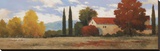Burgundy Farmhouse I Reproduction transférée sur toile par Kanayo Ede