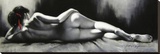 Saskia in the Studio Stretched Canvas Print by E. Anthony Orme