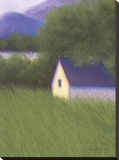 Cottage d'été Reproduction transférée sur toile par Karen Jones