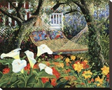 Garden Solace Stretched Canvas Print by John Powell