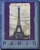 Paris Stretched Canvas Print by Jan Weiss