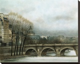 Le Pont Neuf Stretched Canvas Print by Andre Renoux