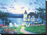 Victorian Getaway Stretched Canvas Print by Randy Van Beek