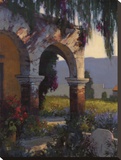 Mission Shadows Stretched Canvas Print by Brian Blood