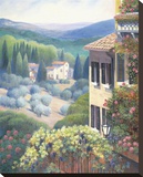 Villa In Prodo Stretched Canvas Print by Deborah Haeffele