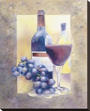 Smooth Red Wine Stretched Canvas Print by Nancy Cheng