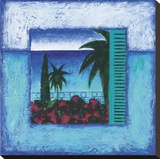 View Of Nice ll Stretched Canvas Print by Francoise Persillon