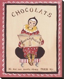 Chocolats Stretched Canvas Print by Katharine Gracey