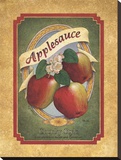 Applesauce Stretched Canvas Print by Lillian Egleston