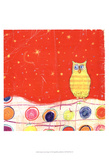 Feathers, Dots & Stripes I Prints by Ingrid Blixt