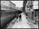 The Berlin Wall, Separating West Berlin and East Berlin, Five Years after Being Built, 1966 Framed Canvas Print