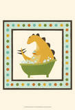 Rub-A-Dub Dino IV Affiches par June Erica Vess