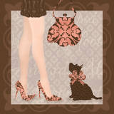 Best Foot Forward I Print by Jill Meyer