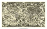 Totius Orbis Cogniti, Leiden, 1605 Prints by Paulus Merula