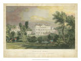 Howick Hall Print by T. Allom