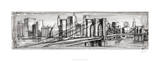 Pen & Ink Cityscape II Limited Edition by Ethan Harper