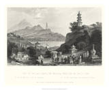 Temple, at Lake Lee-Hoo Posters par T. Allom