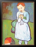 Child with a Dove, c.1901 Poster by Pablo Picasso