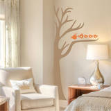 Half Tree & Birds Wall Decal