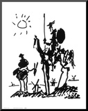 Don Quixote, c.1955 Mounted Print by Pablo Picasso