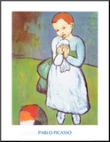 Child with a Dove, c.1901 Mounted Print by Pablo Picasso