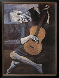 The Old Guitarist, c.1903 Print by Pablo Picasso