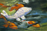 Koi Print by Jane Slivka