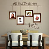 All Because Quote Wall Decal