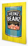 Heinz Vintage Beans Can Holzschild
