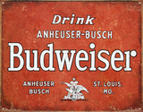 Budweiser - Drink Tin Sign