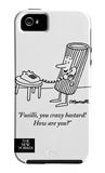 The New Yorker - Fusilli you crazy bastard iPhone 5 Case iPhone 5 Case by Charles Barsotti