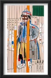 Anthony Clarke, 1985 Poster von Jean-Michel Basquiat